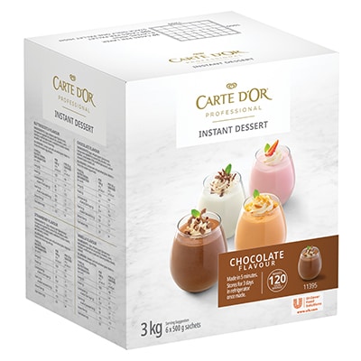 CARTE d'OR Chocolate Instant Dessert - 3 Kg - Carte D’Or Instant Desserts are profitable, great tasting and quick to make.